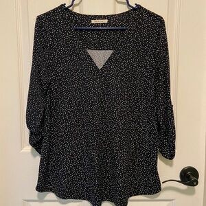 Beacon - Small - Black w/White Polka Dots